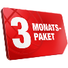 Rote Sim Karte mit dem Tarif 3 Monats-Paket: 40 GB Internet Flat + 1.500 Minuten innerhalb Deutschlands und in die EU