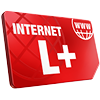 Rote SIM Karte mit dem Tarif Internet L+: 100 GB Internet Flat