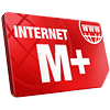 Rote SIM Karte mit dem Tarif Internet M+: 45 GB Internet Flat